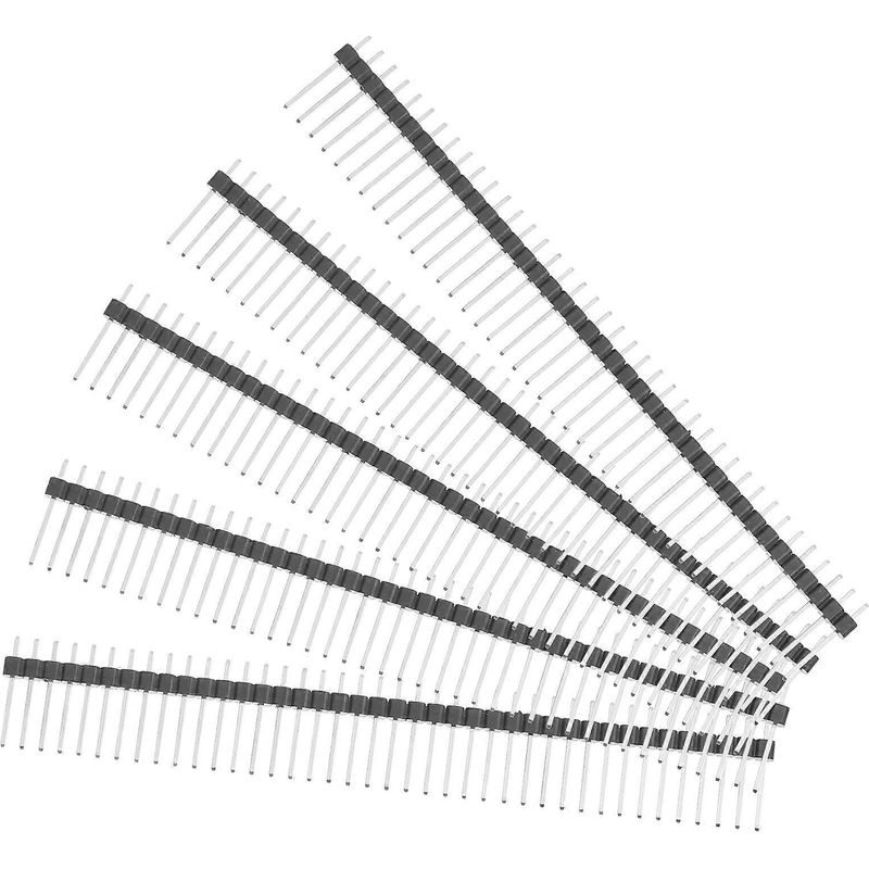 Packung Mit 30 Einreihigen, Geraden Steckern Für Leiterplatten