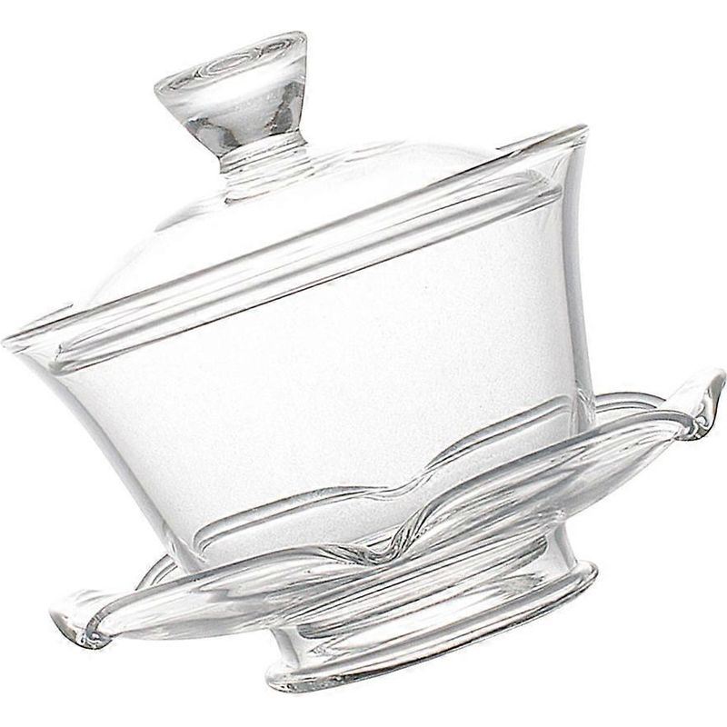 1 Teeservice Mit Deckel Und Durchsichtiger Glasuntertasse, Kung-fu-teetasse