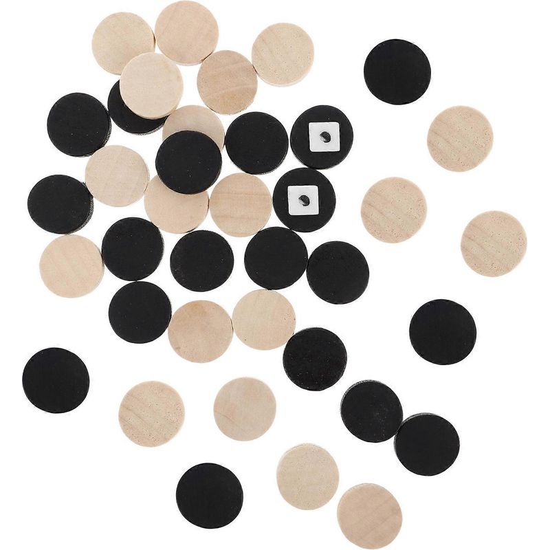 30 Holzfiguren Für Backgammon, Dame Und Schach