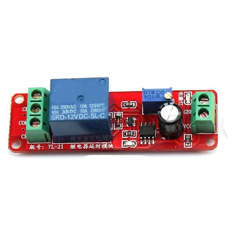 Ne555 12v Dc Monostabiles Zeitverzögerungsrelais, Einstellbares Modul Von 0 Bis 10 Sekunden