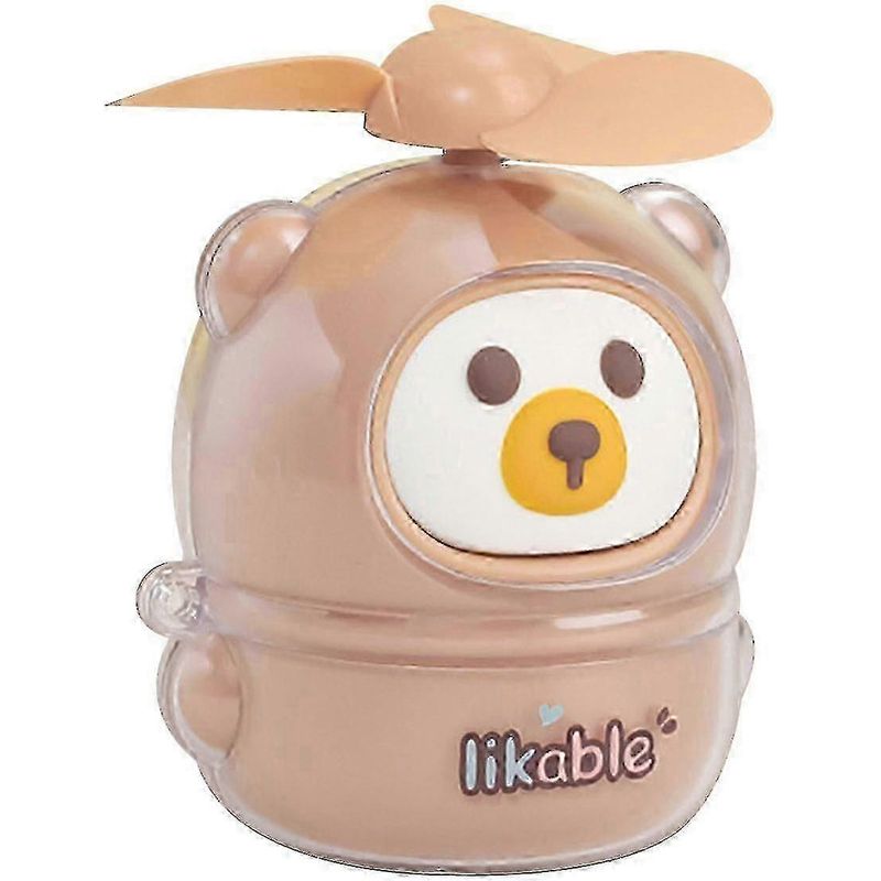 Mini-tragventilator, Niedlicher, Entenförmiger Persönlicher Ventilator, Usb-aufladbar, 3 Geschwindigkeitsstufen, Ideal Für Büro Und Reisen.