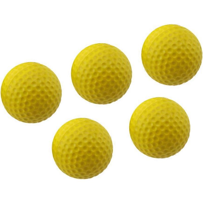 Set Mit 5 Indoor-trainingsbällen, Hochelastische Bälle, Outdoor-trainingshilfebälle (gelb)