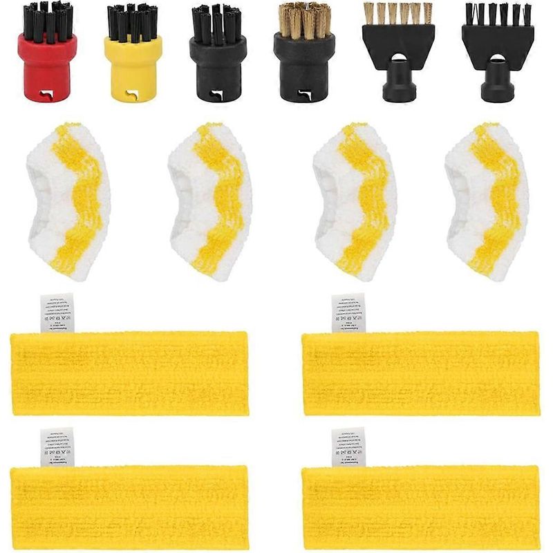 Verbesserter Mikrofaser-bürstenkopf Und Moppaufsatz (für Kärcher Easyfix Sc1, Sc2, Sc3, Sc4 Und Sc5 Dampfreiniger)