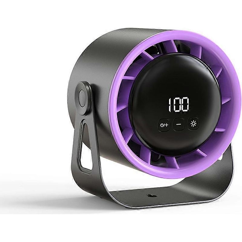 Elektrischer Tischventilator Mit 100 Geschwindigkeitsstufen Und Turboaufladung Für Den Heimgebrauch, 6-zoll-digitalanzeige Für Den Ladezustand.