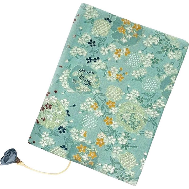 Stoffbuchhülle, Dekorativer Notizbuchschutz, Praktische Stoffbuchtasche, Verstellbarer Buchschutz