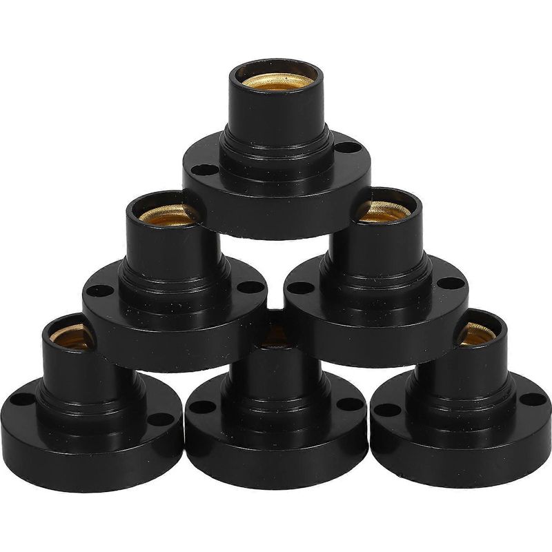 Set Mit 6 Kleinen Runden Led-lampenfassungen, E14-schraubfassungen, Ersatzadapter Für Diy-beleuchtungsexperimente
