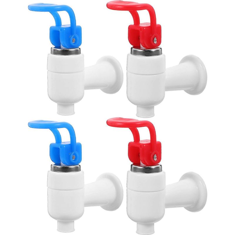 Set Mit 4 Wasserauslaufdüsen Für Eimer Oder Trinkflaschen, Mit Gewinde.
