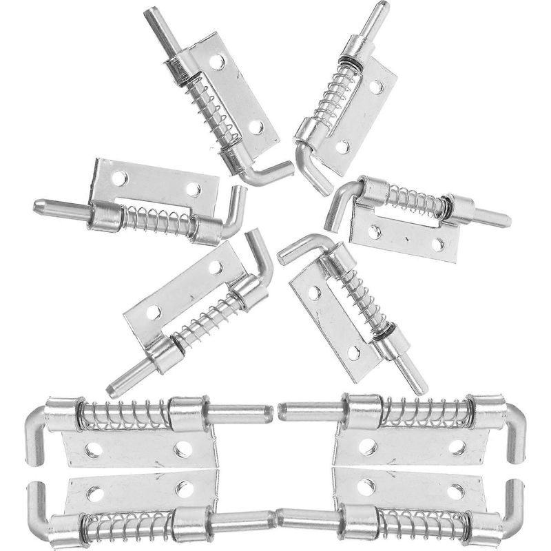10 Federbelastete Riegel, Federbelastete Zylinderschlösser, Bewegliche Federbänder