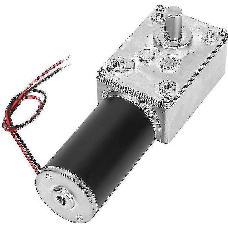 Drehmomentstarker 12-v-gleichstrom-getriebemotor, Elektrisches Untersetzungsgetriebe, Reversibler Schneckengetriebemotor, 8-mm-welle (12 V, 10 U/min)