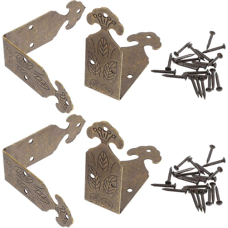 Set Mit 4 Eckenschützern Für Vintage-holzmöbel