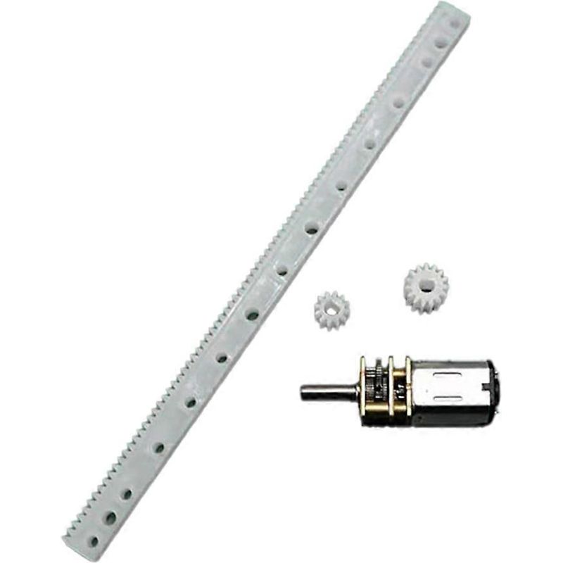 N20-getriebemikromotor, 0,5-modulare Zahnstangenführung, 12- Oder 15-zahn-zahnradsatz, 3-mm-bohrung