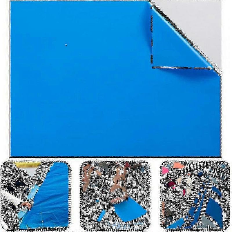 Packung Mit 10 Reparaturflicken Für Vinyl-poolfolien, 10 X 25 Cm