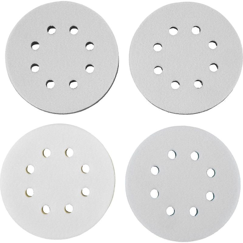 Set Mit 4 Schaumstoff-schleifscheiben Für Exzenterschleifer, 12,7 Cm (5 Zoll), 8 Löcher, Surfprep