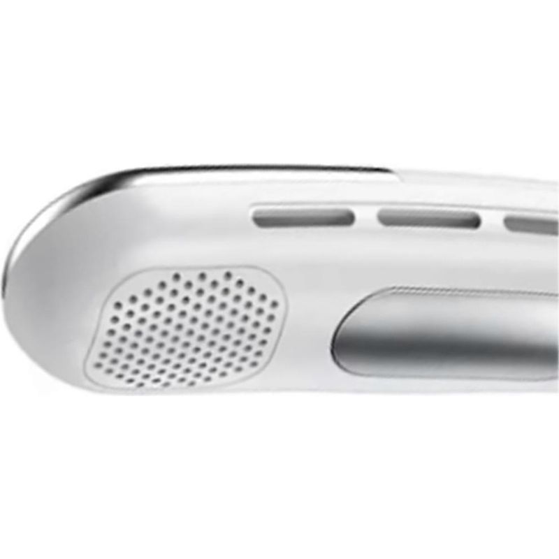 Leiser Und Tragbarer Nackenventilator Mit Digitaler Led-anzeige, 5 Geschwindigkeitsstufen Und Extrem Langlebiger Tec-kühlung.