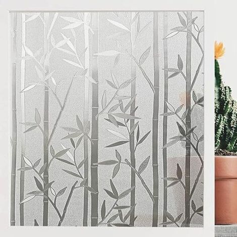 Fensterfolie, Elektrostatische Fensterfolie, Selbstklebend, Blickdicht, Uv-beständig, Für Küche, Büro Und Schlafzimmer, Muster 5 X 96