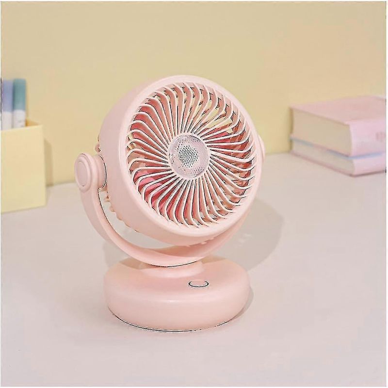 Multifunktionaler, Tragbarer Ventilator Mit Ambientebeleuchtung Und Drei Geschwindigkeitsstufen, Ideal Für Zuhause, Büro Und Camping. Kann Aufgehängt Werden. Usb-stromversorgung.