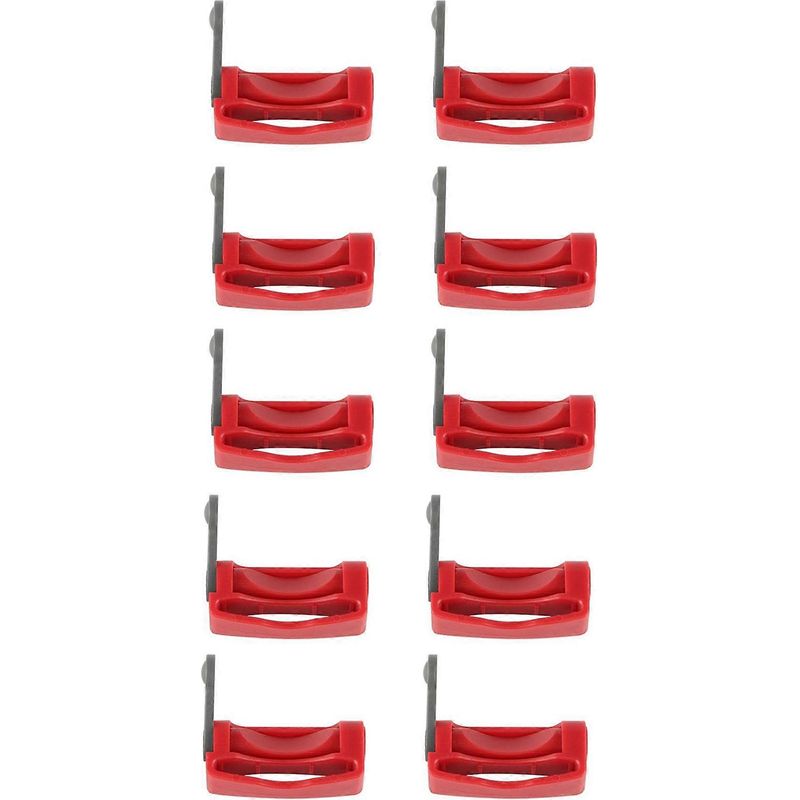 Packung Mit 10 Auslösesperren Für Staubsauger Der Modelle V6, V7, V8, V10 Und V11, Zubehör Zur Sicherung Des Ein-/ausschalters, Finger Frei (rot)
