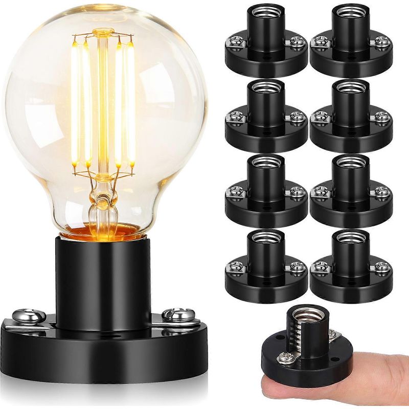 Set Mit 10 Miniatur-schraubbuchsen Für Physikalische Und Elektronische Experimente.