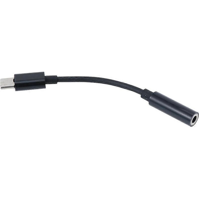 Usb-c Auf 3,5-mm-aux-audio-klinkenstecker-kopfhörerkabeladapter (1 Stück) – Usb 3.1 Typ C Stecker Auf 3,5-mm-aux-audio-klinkenbuchse (schwarz)