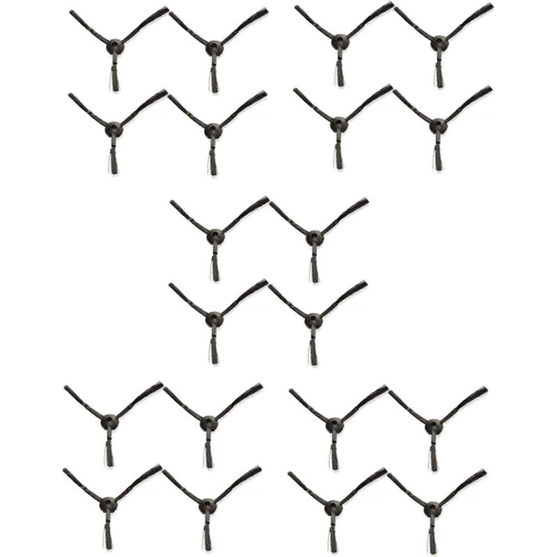 Packung Mit 20 Kunststoff-seitenbürsten Für Medion-staubsauger Md16192, Md18500, Md18501 Und Md18600