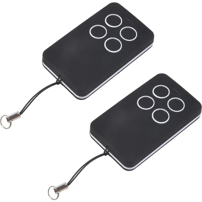 Set Aus 2 Universellen Multifrequenz-fernbedienungen Für Garagentore (280-868 Mhz), Kompatibel Mit Allen Festen Codes Und Teilen Von Rolling Codes.