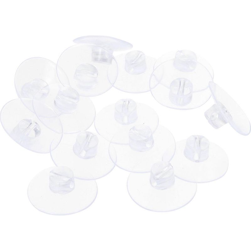 Packung Mit 20 Saugnapf-befestigungswinkeln Für Lichterketten, Mit Transparenten, Geschlitzten Saugnäpfen.