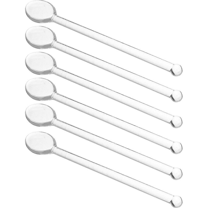 Set Mit 6 Tragbaren Und Hitzebeständigen Teelöffeln/dessertlöffeln – Küchenzubehör