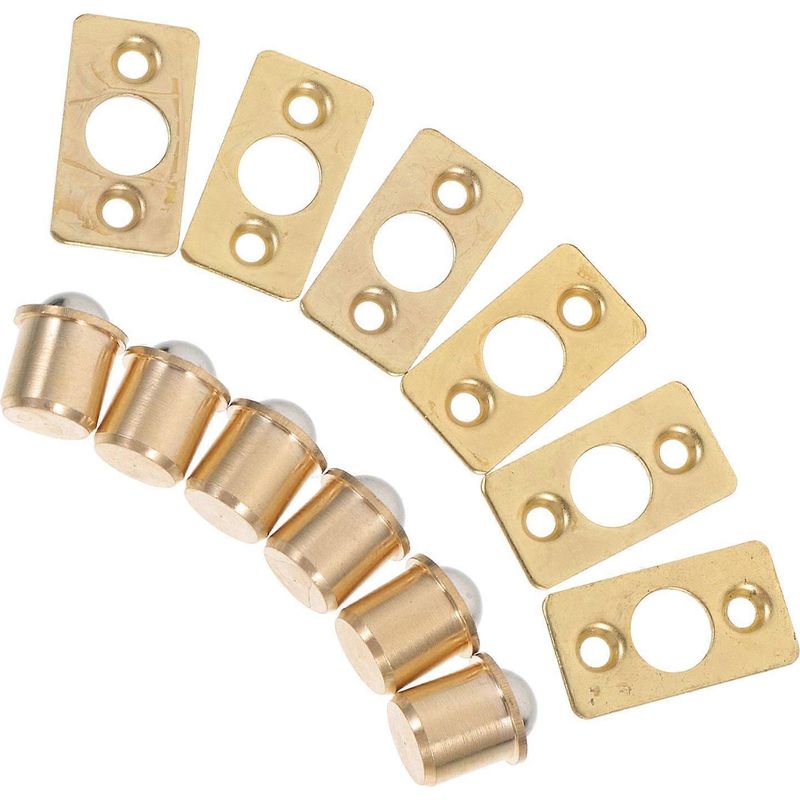 Set Mit 6 Kugelverschlüssen Für Schranktüren, Kugelspannschlösser, Möbelzubehör.