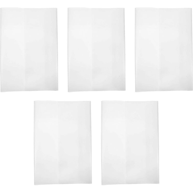 Set Mit 5 Transparenten Und Wasserfesten Hefthüllen Aus 16k-kunststoff.