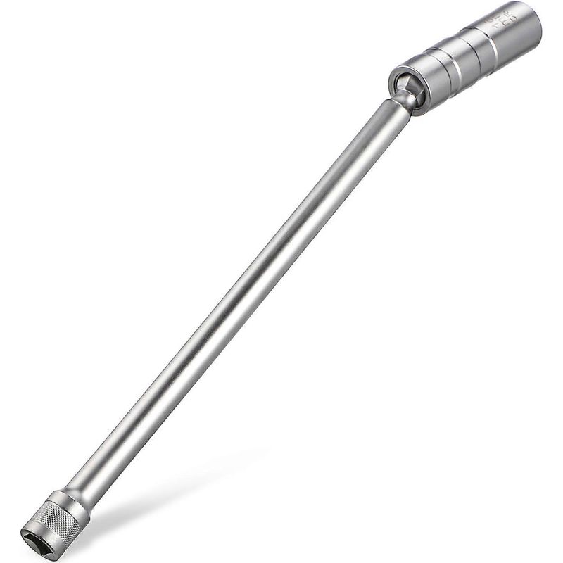Magnetischer Zündkerzensteckschlüssel Aus Chrom-vanadium-stahl, Schwenkbar, Ersatzteil Für Kfz-zündkerzen