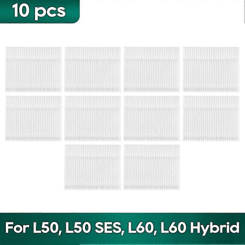 Packung Mit 10 Ersatz-hepa-filtern Für Die Saugroboter Clean L50, L50, L60 Und L60 Hybrid. Waschbarer Filter.