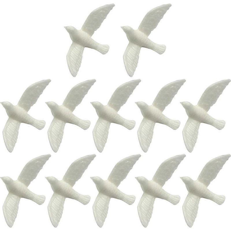 15 Miniatur-taubenfiguren Für Puppenhaus, Kinderspielzeug, Vogeldekorationen.
