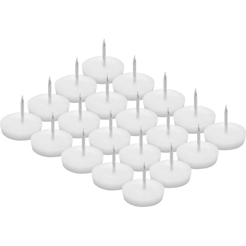 30 Dekorative Weiße Nylonnägel 6 X 22 Mm Für Möbel Und Sofas.