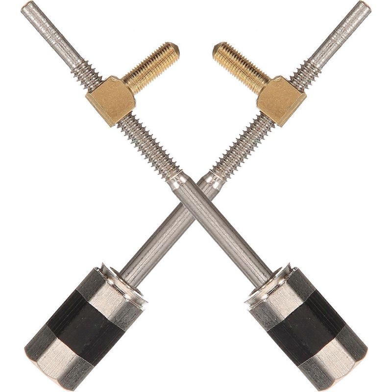 Geigenbogen-reparaturwerkzeug (2-teilig) – Geigenbogenzubehör – Metall-bogenfroschschraube – Geigenbogen-ersatzteil