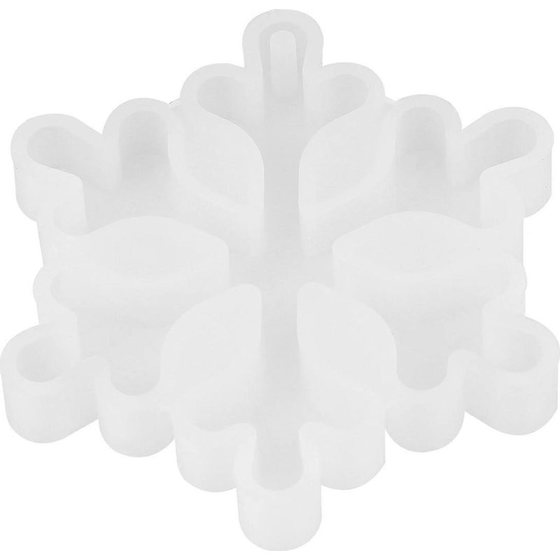 Diy-schmuckform, Kreative Epoxidharzform Für Kristalle (große Schneeflockenform)