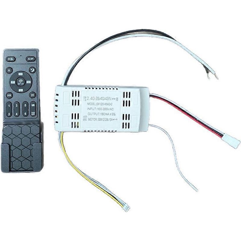 Ersatzfernbedienung Für Unsichtbaren Deckenventilator Mit Dc-dimmer Und Stufenloser Helligkeitsregelung