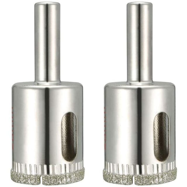 23-mm-diamant-lochsägen-set (2 Stück), Zum Bohren Von Glas, Fliesen, Marmor, Keramik Und Porzellan, Hohe Präzision