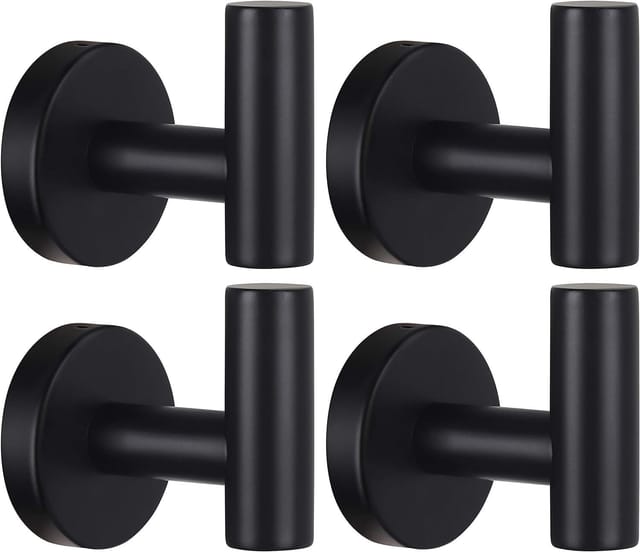 Set Mit 4 Haken Für Handtücher, Mäntel, Bademäntel Und Kleiderschränke. Geeignet Für Badezimmer, Schlafzimmer, Küchen, Hotels Und Schwimmbäder.