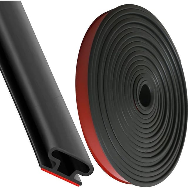 Meter Türdichtung, Eingangstürdichtung, Haustürdichtung, Selbstklebende Dichtung, Gummidichtung, Eingangstürdichtung, Für Wasserdichtung Und Schalldämmung, 6 Mm X 10 Mm, Schwarz