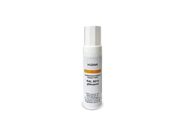 KGM Reparaturlack für Sockelleisten weiß RAL 9010 12 ml