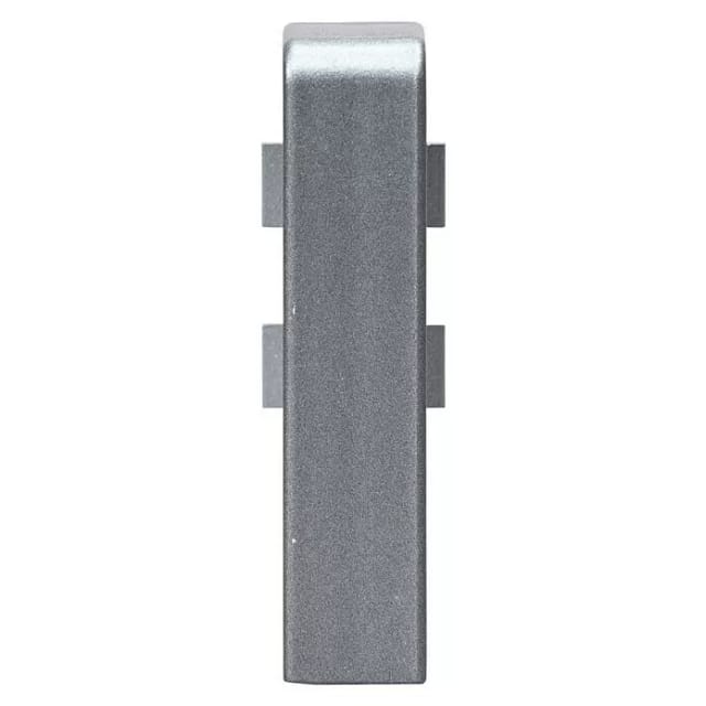 KGM Verbinder Sockelleiste Modern Edelstahl Optik 16 x 58 mm