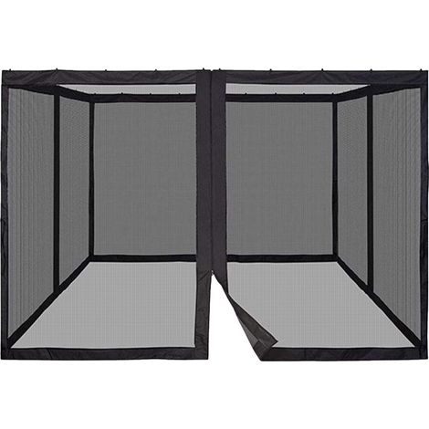 1 Moskitonetz, 4 Reißverschlüsse, Kunststoffringe, Trennwände, Up Canopy Gartenzelt