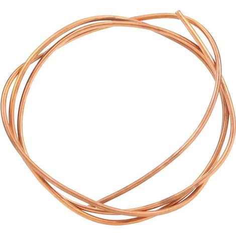 1 Spule Kupferrohr (6 Mm Außendurchmesser, 5 Mm Innendurchmesser), Flexibel, Korrosionsbeständig, Für Klimaanlagen, Kühlschränke, Heizungs-, Lüftungs- Und Klimatechnik (hlk) Und Heimwerkerprojekte