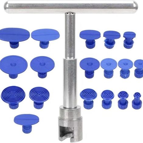 Dellenentfernungsset – Ideal Für Autos, Waschmaschinen Und Mehr – (1 Gleithammer + 18 Saugnäpfe)