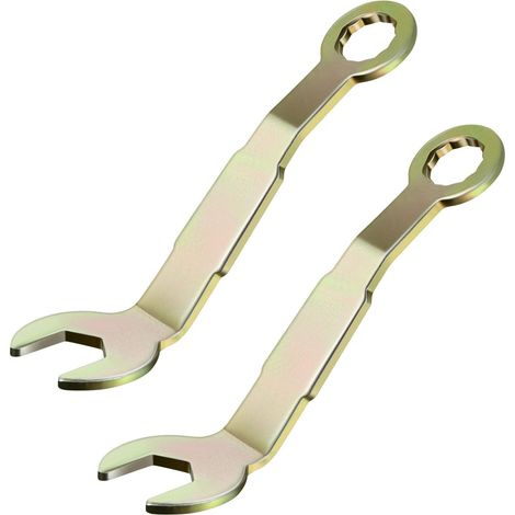 Schiebetür-einstellschlüssel – 2er-set – Schlüssel Zur Feinjustierung Der Drehpunkte An Schrank- Oder Schiebetüren (einbautüren) – Gesamtlänge 7,6 Cm (3 Zoll), Doppelgröße (