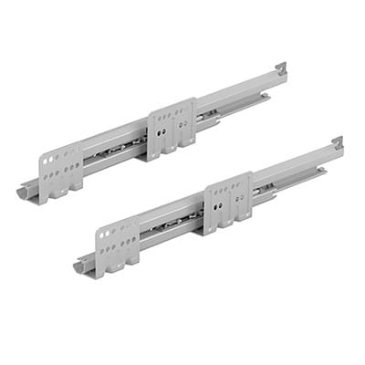 Hettich - Auszugsf. Actro m. Silent System/Push to open Silent 40kg 500mm Seitend. 16mm r