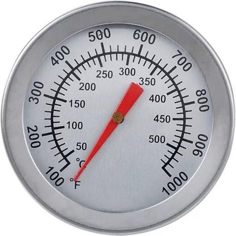 Grillthermometer – Bis Zu 500 Grad Celsius – Geeignet Für Weber-grills Und Pizzaöfen – Eingebautes Thermometer – Fleischthermometer – Geeignet Für Smoker Und Kamado-öfen