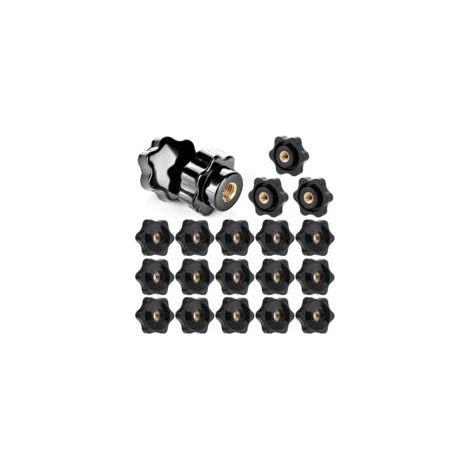 20 Stück M6x25mm Klemmknöpfe, Rändelmuttern, Sterngriffmuttern, Klemmmuttern, Sternkopf-klemmmuttern Für Mechanische, Möbel- Und Elektronische Geräte