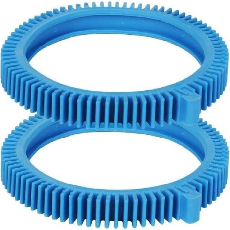 2x Druckrad, Gummi, Blau, Für Hayward Poolroboter, Modell 896584000-143