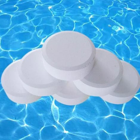 50 Brausetabletten, Langsame Desinfektion, Beseitigt Algen Und Bakterien, Für Schwimmbäder